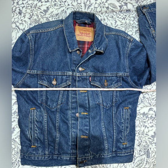 Vintage Levi’s Strauss heavy warm trucker denim / Jean Jacket size 36 - Picture 13 of 13